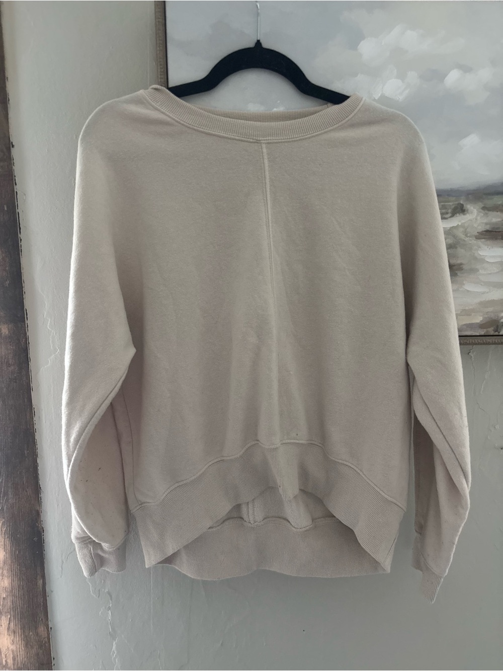Hippie Rose Cream Crewneck Sweatshirt